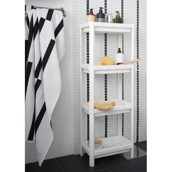IKEA VESKEN Shelf unit, black - Picture 15 of 17